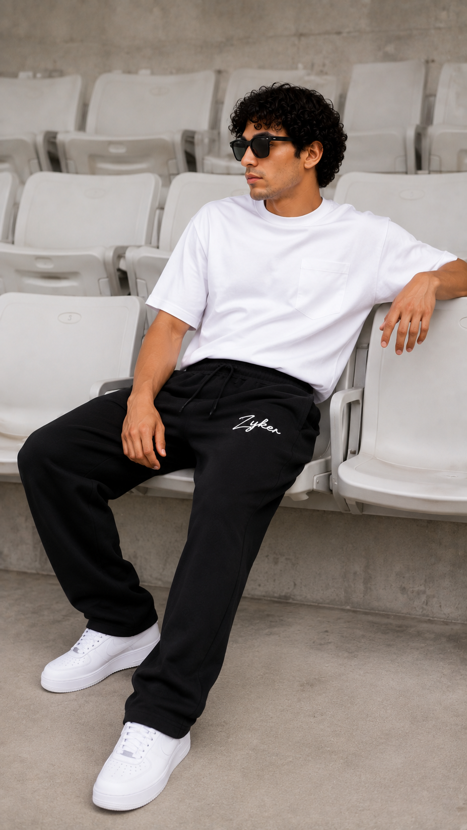 Zyken Signature Black straight fit lower