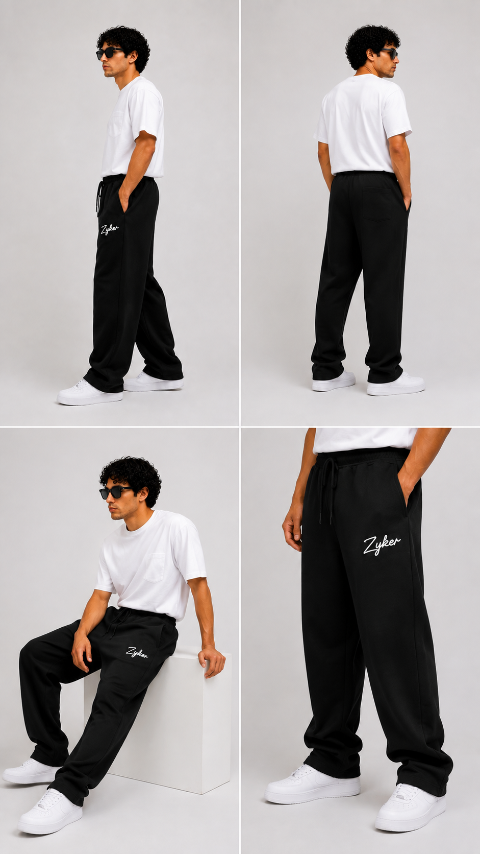 Zyken Signature Black straight fit lower