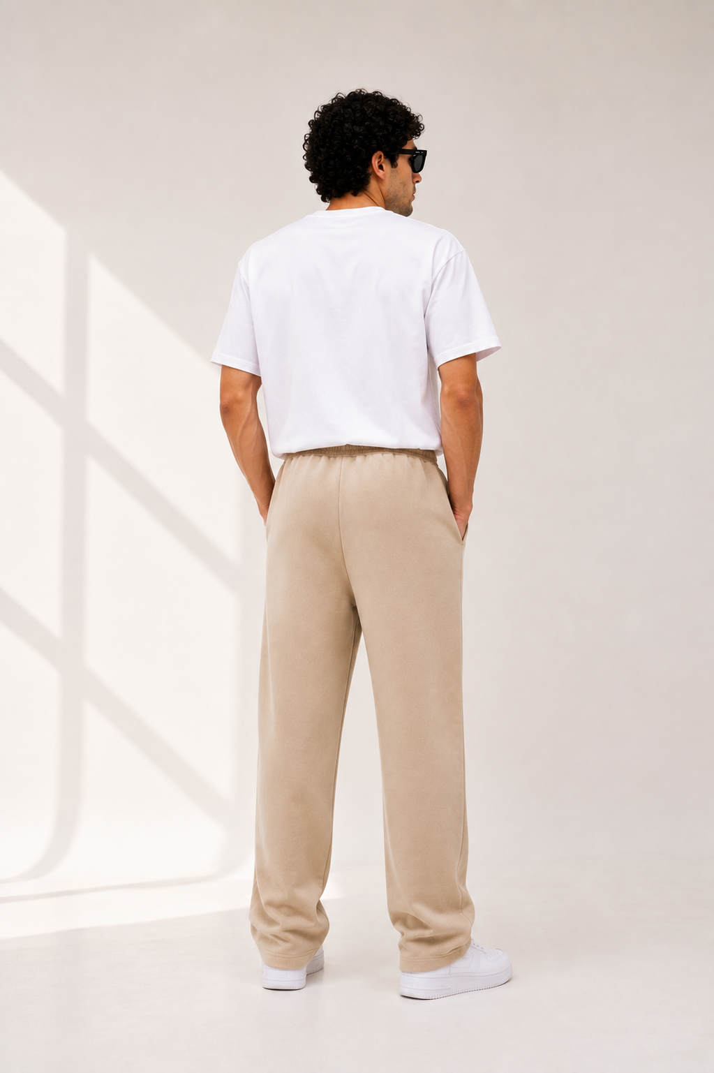 Zyken Premium Brown Straight Fit Terry Lower for Men