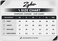 Zyker cotton Terry oversize t-shit – white