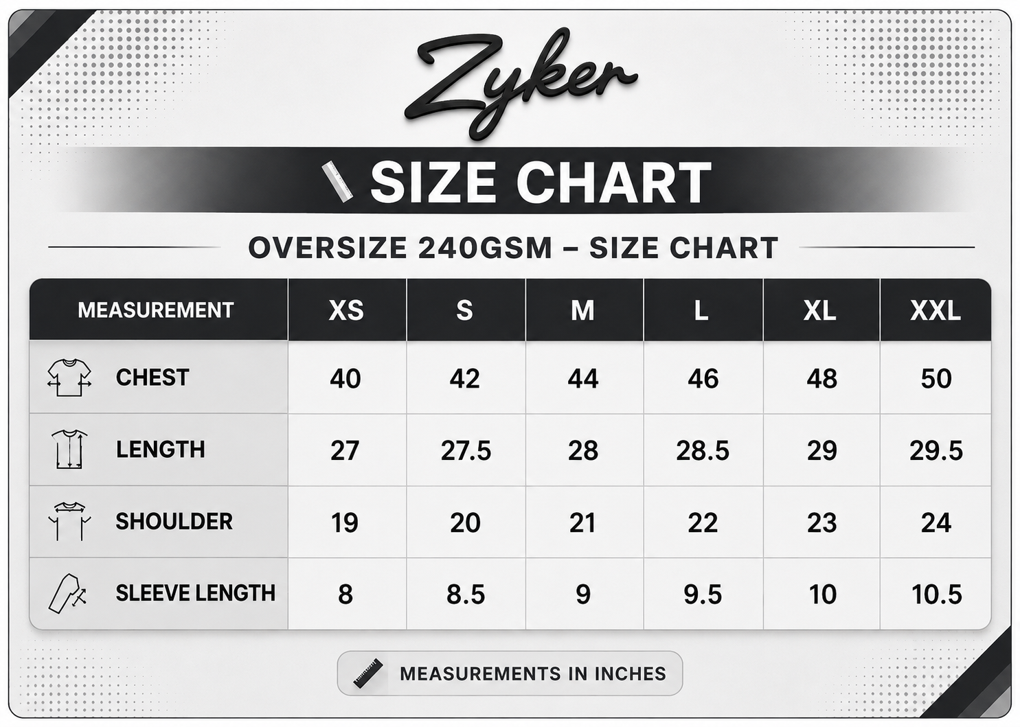 Zyken  cotton Terry oversize t-shit – white