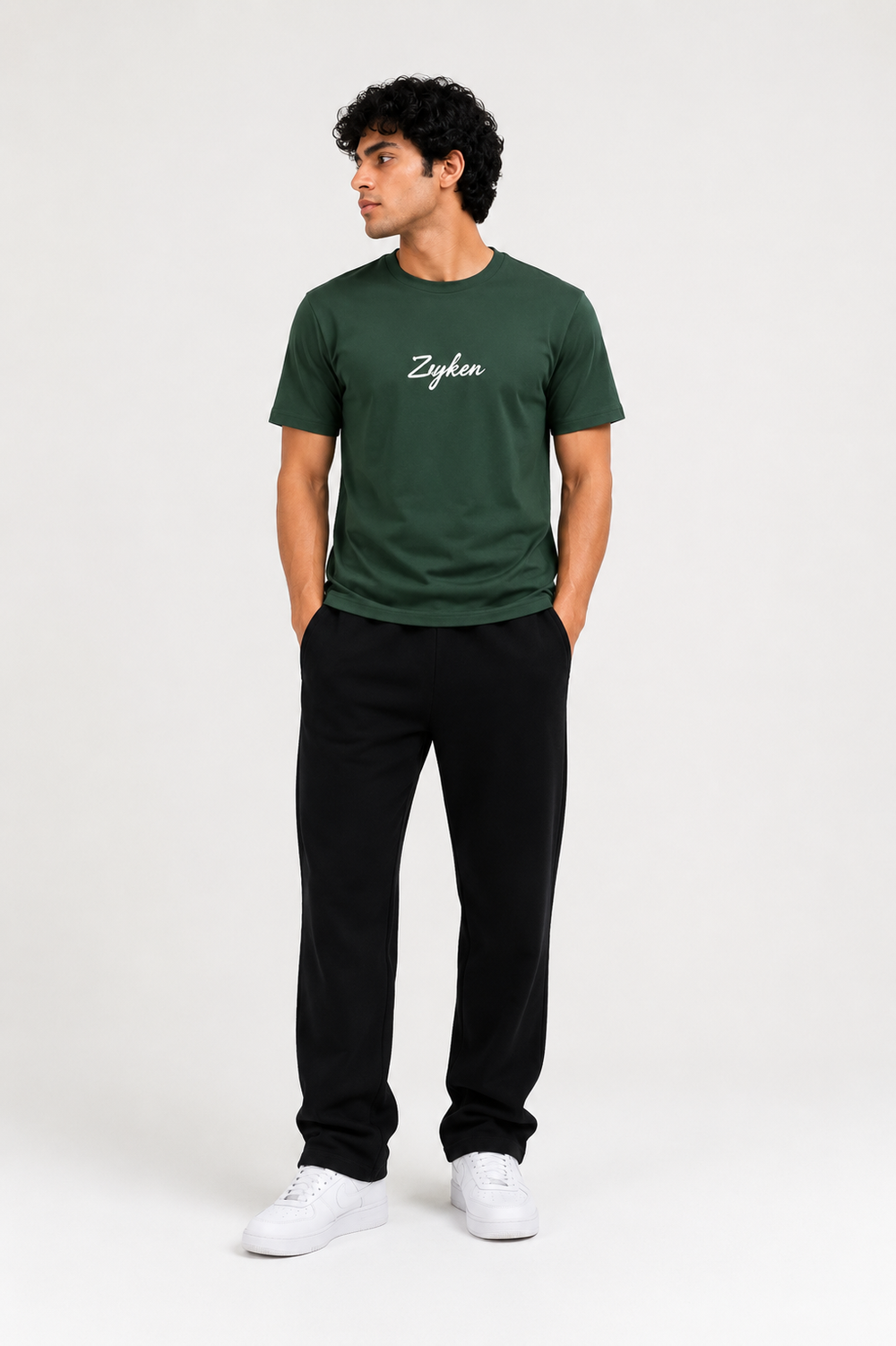 Zyker Premium Regular Fit Crew Neck T-Shirt – Green