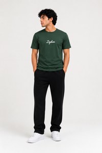 Zyker Premium Regular Fit Crew Neck T-Shirt – Green