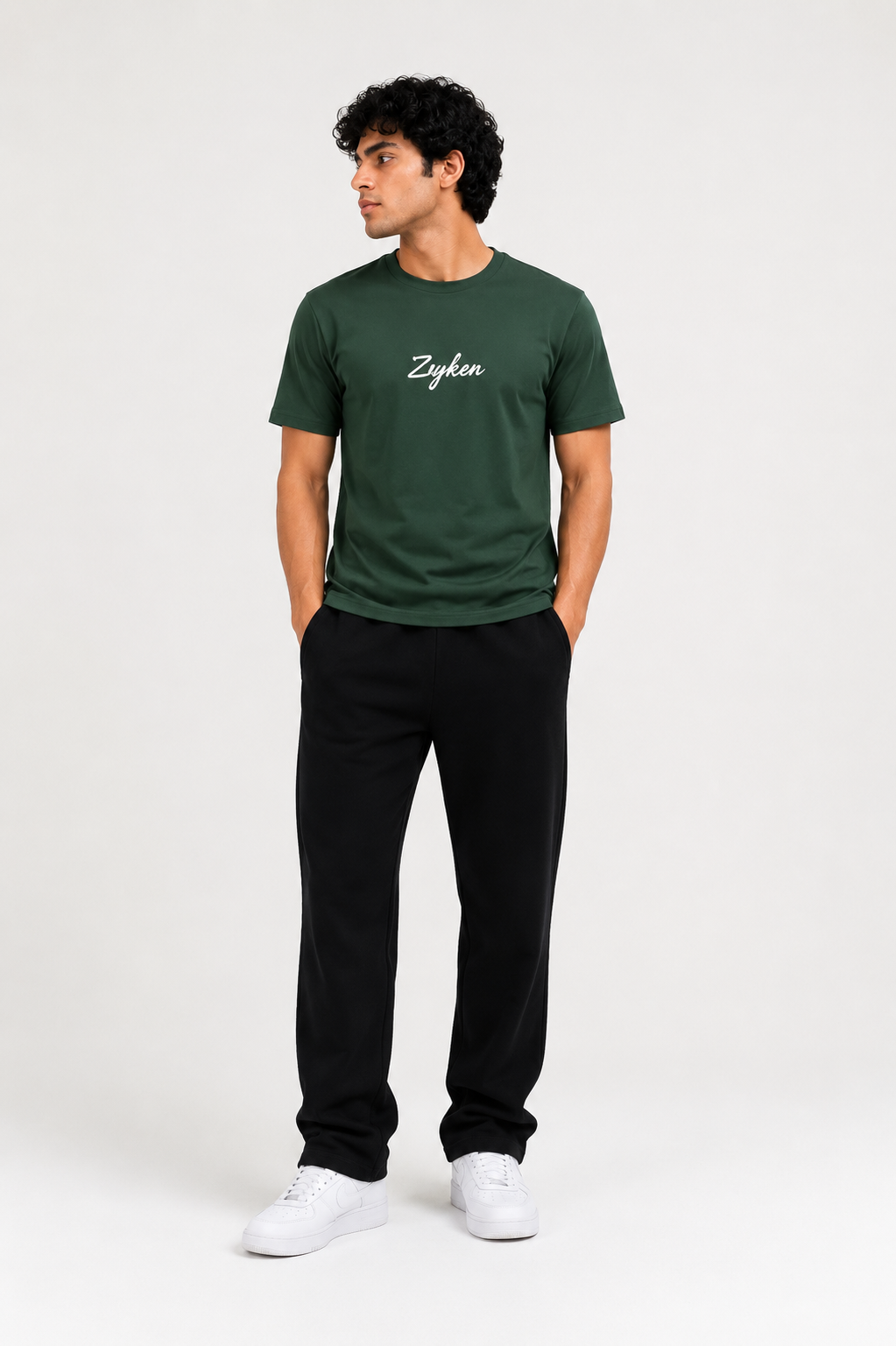 Zyker Premium Regular Fit Crew Neck T-Shirt – Green