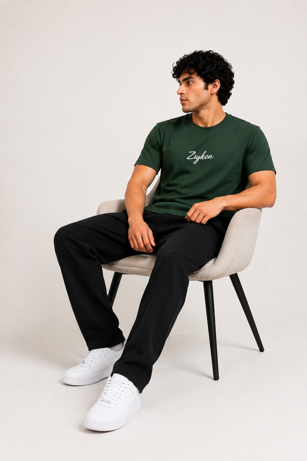 Zyker Premium Regular Fit Crew Neck T-Shirt – Green